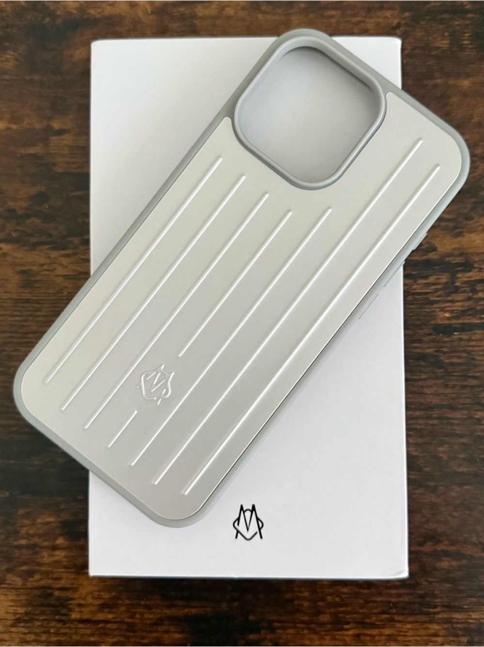 RIMOWA iPhone 16 Pro Max Silver Phone Case